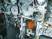 Instrumente im Cockpit einer F-104