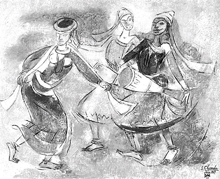 File:Folk dancers - Shiavax Chavda.jpg