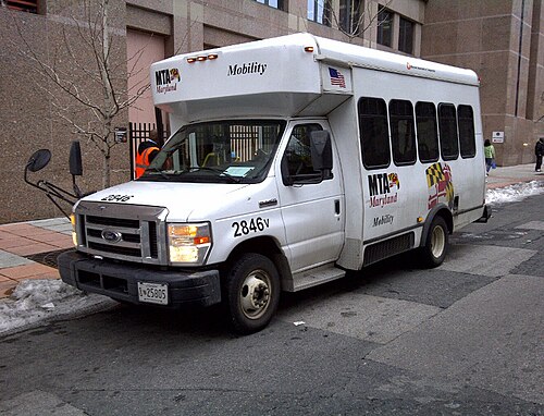 MTA Ford E-Series van used for Mobility services.