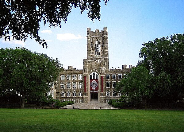 Fordham University's Keating Hall in the Bronx