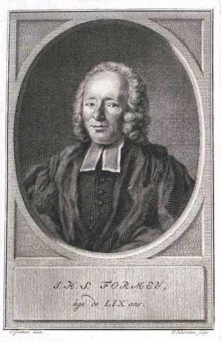 <span class="mw-page-title-main">Johann Heinrich Samuel Formey</span> German churchman, educator, author and journalist