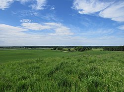 Вид из форта Джуэльсон с видом на городок на юге.