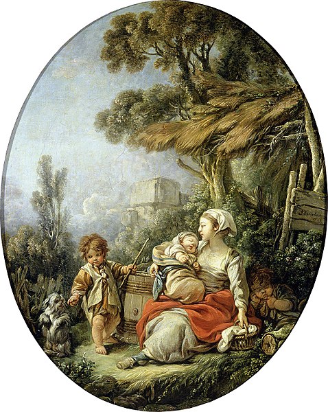 File:François Boucher - La danse du petit chien (1758).jpg