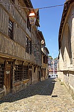 Une rue de Honfleur.