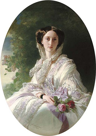 Crown Princess Olga, by Franz Xaver Winterhalter.