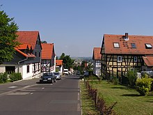 Blick über Dillingen zur Mainebene