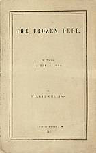 Couverture de The Frozen Deep, la pièce de Wilkie Collins.