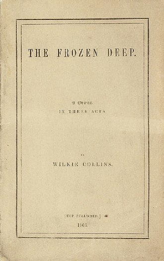 Cover of private printed first edition, 1866