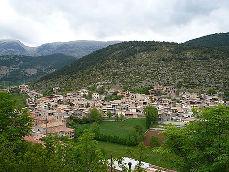 Gósol des del castell