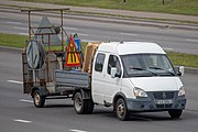 English: GAZ truck. Minsk, Belarus Беларуская: Грузавік ГАЗ. Мінск, Беларусь Русский: Грузовой автомобиль ГАЗ. Минск, Беларусь