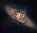 NGC 3314. Overlapping galaxies?