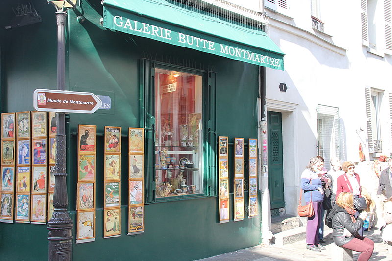 File:Galerie Butte Montmartre, 1 Rue des Saules, Paris 8 March 2015.jpg