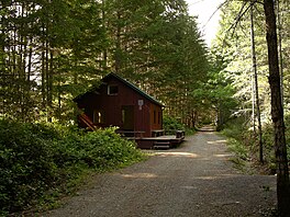 Galloping Goose Trail - a restored train station near the Sooke Potholes.jpg