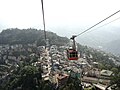 Cable cars with me inside one