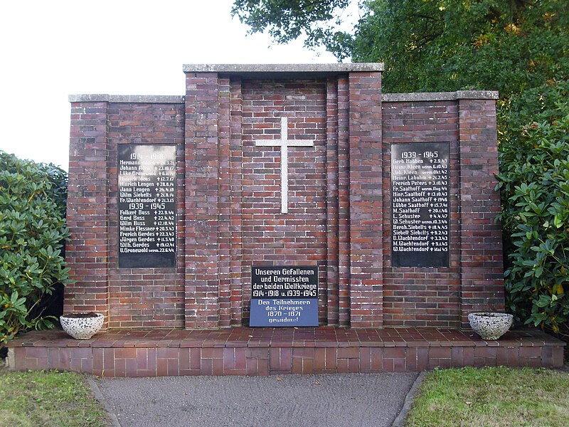 File:Gefallenendenkmal in Felde, Gemeinde Großefehn, Oktober 2015 (4).jpg