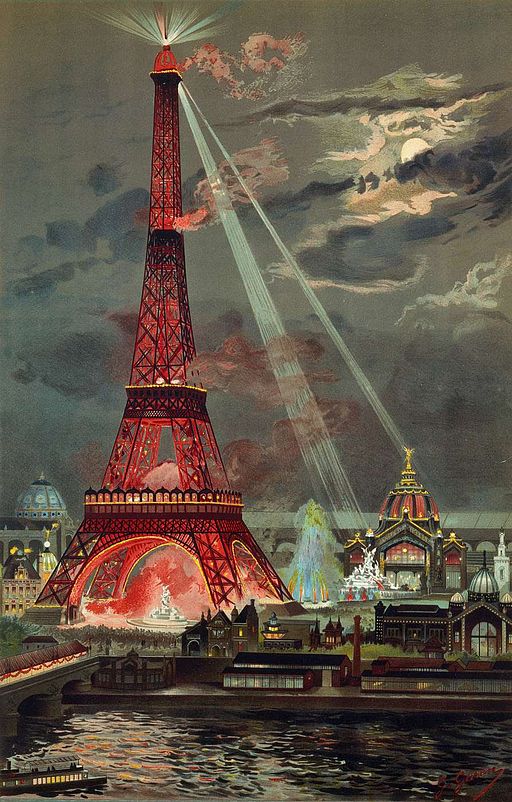 Georges Garen embrasement tour Eiffel