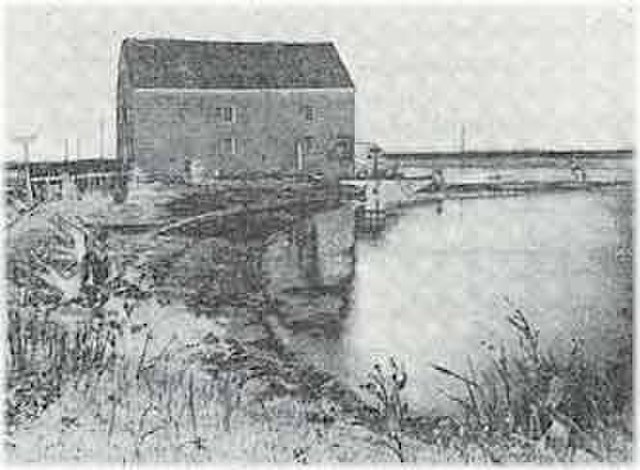 The Gerritsen Creek tidal mill in the 19th century