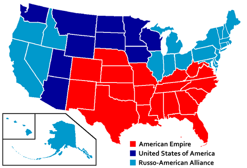 Сша империя. Американская Империя. Американская Империя карта. Американская Империя территория. Конфедеративные штаты на карте.
