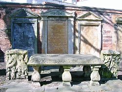 Gravestones of the Neills of Barnweill and Swindrigemuir at Ayr Old Kirk