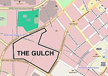 Location of The Gulch in Downtown Atlanta Gulch Atlanta.JPG