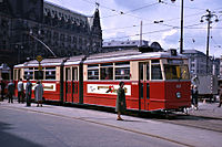 Tram EEN Type VG Nr.3820 auf dem Weg von Rathausmarkt nach Billstedt