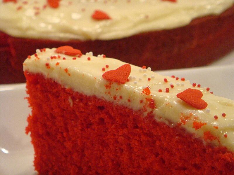 File:Happy Valentine's Day - rose red velvet cake.jpg