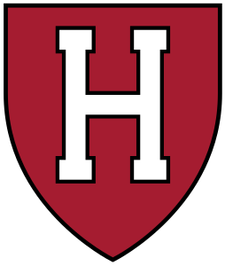 Crimson is a strong, deep red containing a little blue. The emblem of Harvard University.