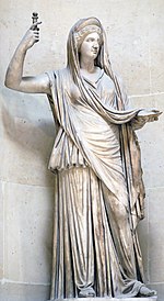 Die Campana Hera, ’n antieke Romeinse kopie van ’n Hellenistiese oorspronklike, in die Louvre.