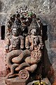 Hindu deity sculpture at Amrutesvara temple, Amruthapura