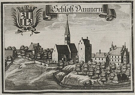 Historico Topographica Descriptio. 1. Das Renntambt München 144 (Schloss Tandern)