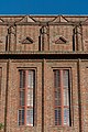Deutsch: Erweiterungsbau des Untersuchungsgefängnisses in Hamburg-Neustadt, Detail des Torhauses. This is a photograph of an architectural monument. It is on the list of cultural monuments of Hamburg, no. 12699