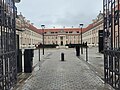 Corps de logis of the palace, with gateway