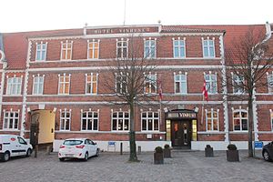 Hotel Vinhuset: Historie, Beskrivelse, Se også