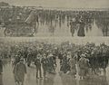 Français : La foule sur la plage près West Park 26 août 1912 - La Chronique de Jersey 28 août 1912 - photo Albert Smith (1854 – 1914) English: First aircraft land in Jersey 26 August 1912