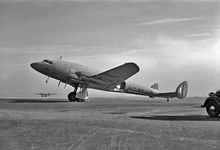 BOAC de Havilland Albatross at Bristol (Whitchurch) Airport, circa 1941 IWM-CH14317-DH91-Albatross-205210634.jpg