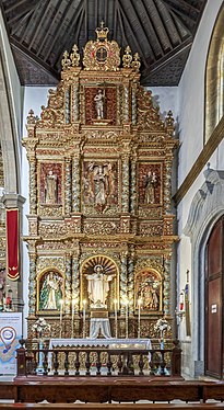 Iglesia de Nuestra Señora de la Peña de Francia Puerto de la Cruz, Tenerife Right side altar