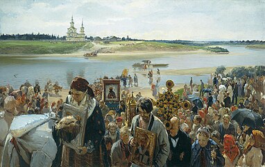 Illarion Mihailovitš Prjanišnikov, Pääsiäiskulkue, 1893.