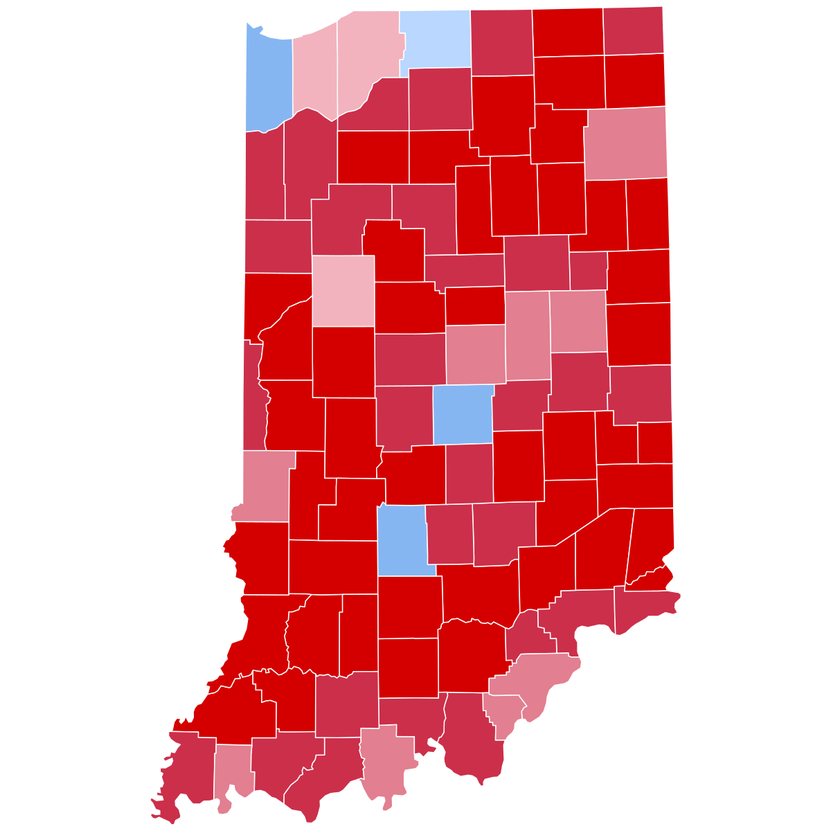 Élection présidentielle américaine de 2016 : Indiana ...