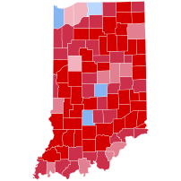 <span class="mw-page-title-main">2016 United States presidential election in Indiana</span> Election in Indiana