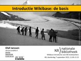 7 September 2023 - Introduction about Wikibase (in Dutch) to make employees of the KB more familiar (and somewhat self-reliant) with the (sometimes confusing) world of Wikibase. Also see the textual summary on Github.