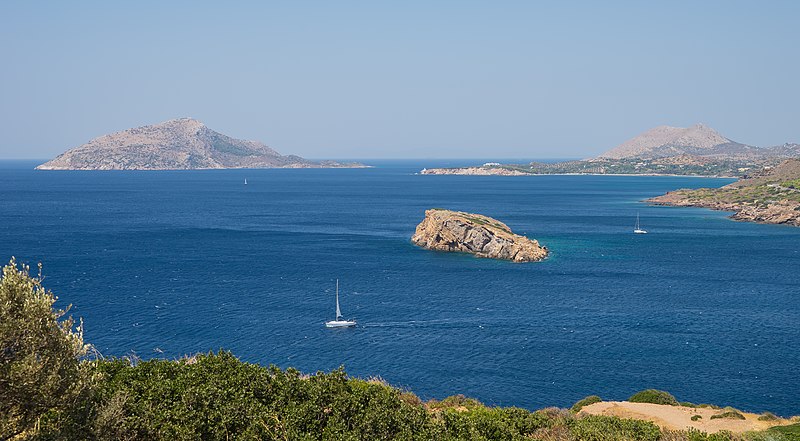 File:Islet at Cape Sounion Greece.jpg