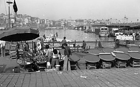 September 1979 - Galata Bridge in the background