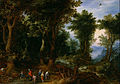 Jan Brueghel, the Elder - Wooded Landscape with Abraham and Isaac - Google Art Project.jpg