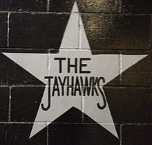 The Jayhawks' star on the outside mural of the Minneapolis nightclub First Avenue Jayhawks - First Avenue Star.jpg