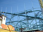 Jetline sedd inifrån Gröna lund, 2007.