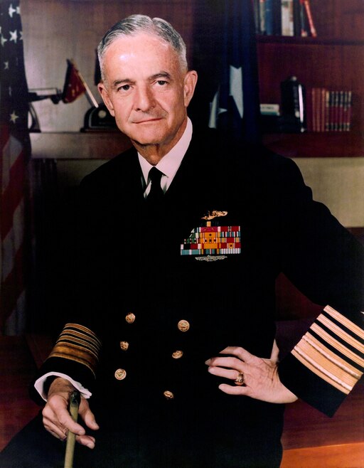 John S. McCain, Jr. color portrait