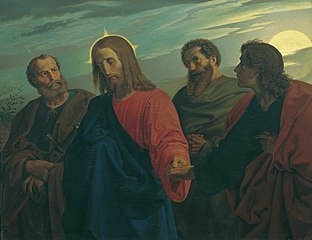 Der Abschied Christi von seinen Jüngern (Gang nach Gethsemane)
