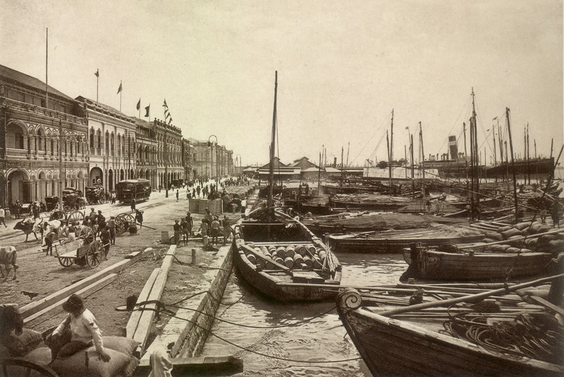 File:KITLV - 80020 - Kleingrothe, C.J. - Medan - Quay in Penang - circa 1910.tif