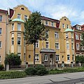 Apartment building in closed development