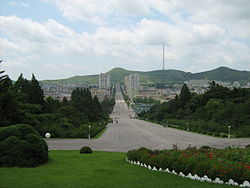 Ang lungsod ng Kaesong sa tag-init